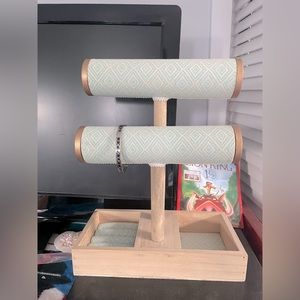 Coach bracelet and jewelry rack